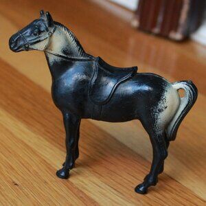 Vintage Bergen Plastic Horse Toy